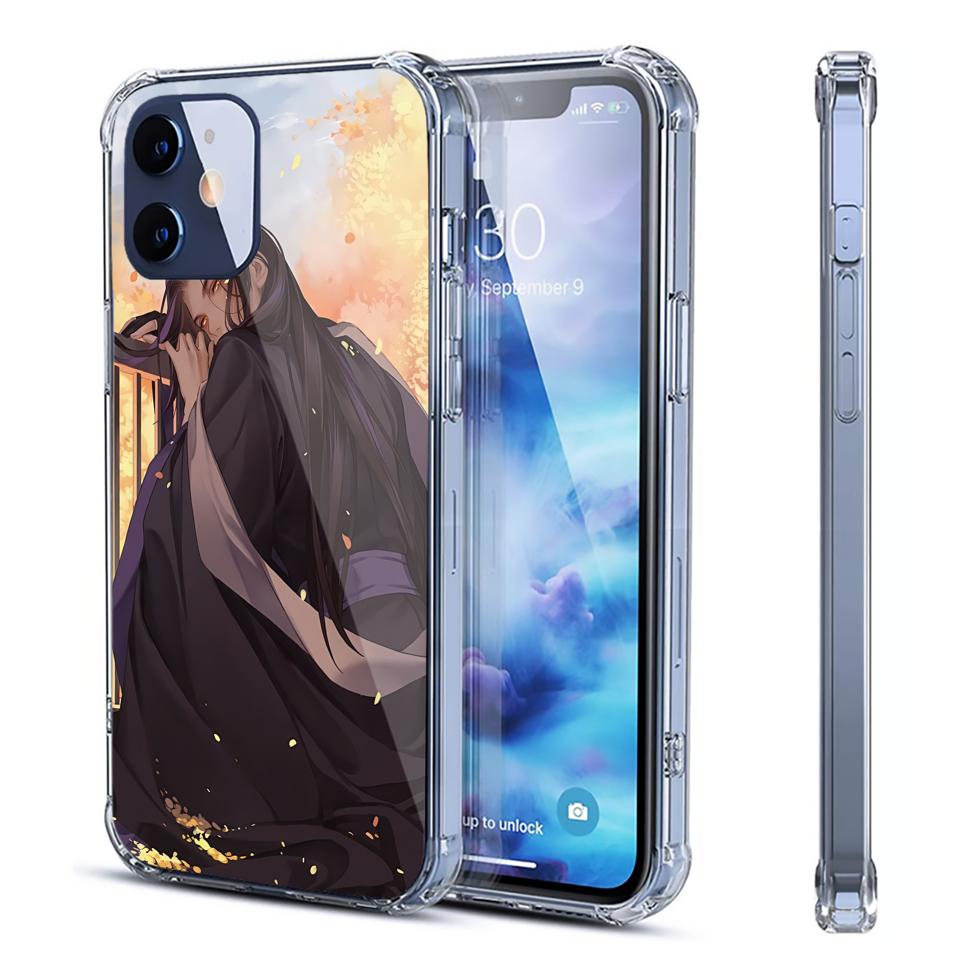 （画像用） 刀剣乱舞 Touken Ranbu 【iPhone 12シリーズ対応】透明スマホケース（クリアソフトケース）